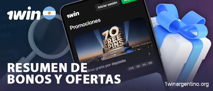 Acerca de los bonos en la aplicación móvil 1Win para jugadores de Argentina