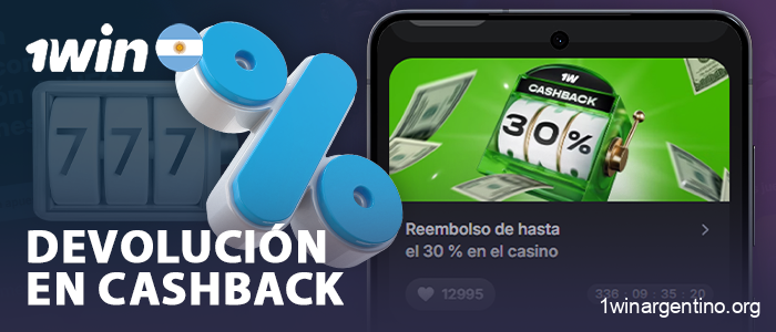 Reciba reembolsos por jugar y apostar en la aplicación 1Win
