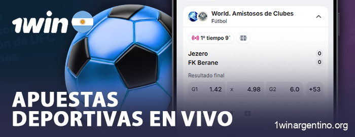 Apuestas en directo en la aplicación 1Win: estadísticas, retransmisiones