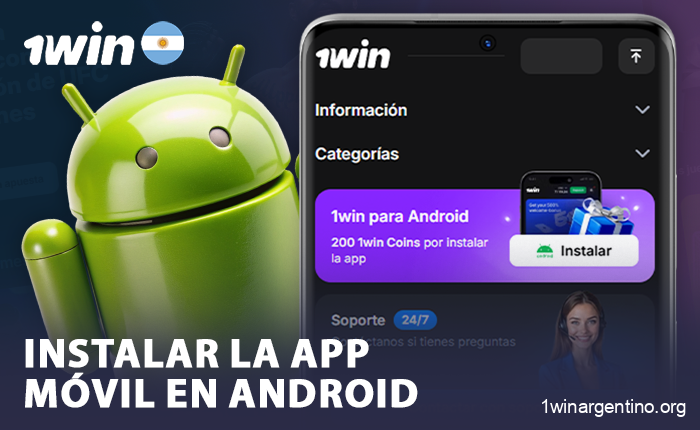 Cómo instalar la aplicación 1Win en un dispositivo Android