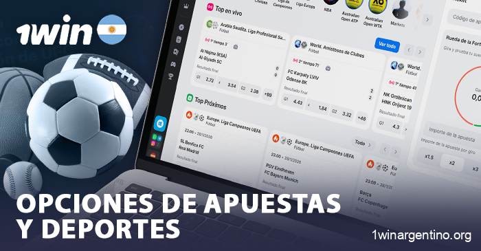 Apueste en deportes en 1Win Argentina: tipos y clases de apuestas