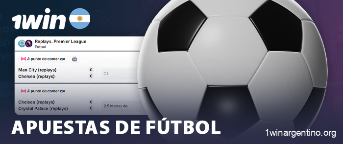 Apuesta al fútbol en 1Win Argentina