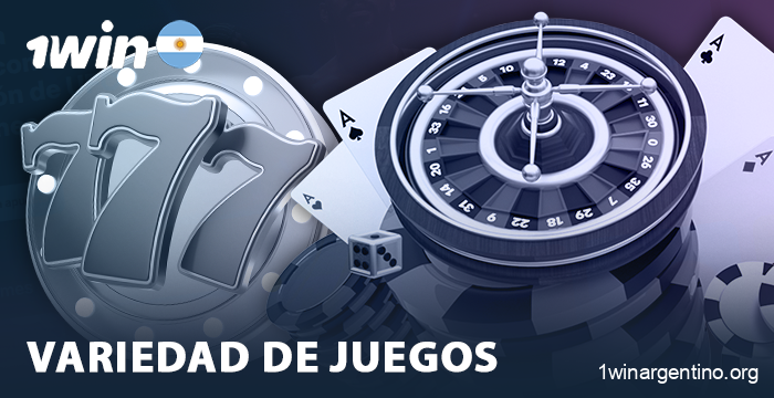 Sección de juegos de casino en 1Win Argentina