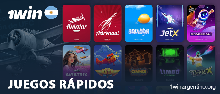 Acerca de los juegos de choque en 1Win Argentina