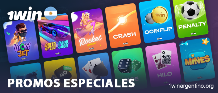 Acerca de los juegos especiales en el casino 1Win