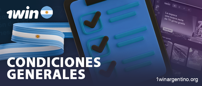 Términos y condiciones del casino 1Win para usuarios de Argentina
